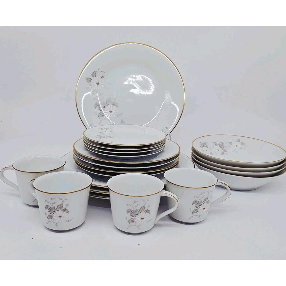 Noritake Grace 20-Pc Dinnerware Set Made In Japan 1960's LK-N Vintage